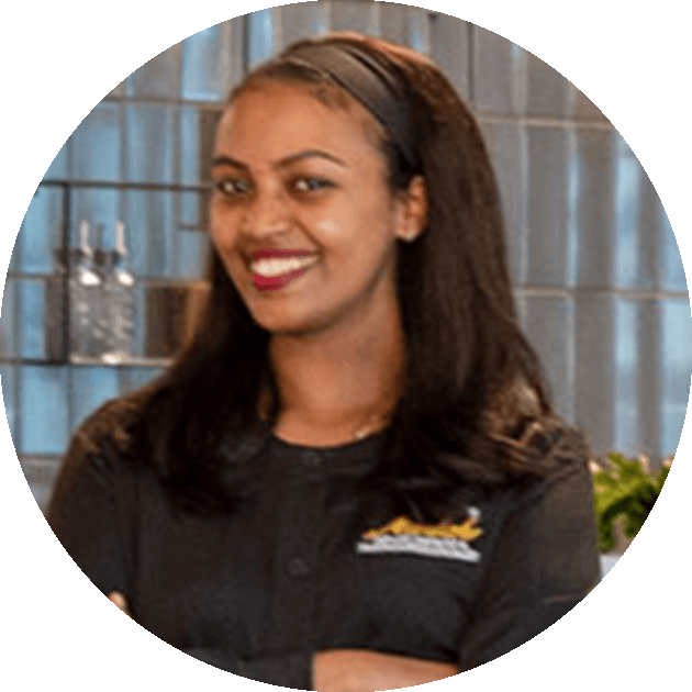 Hana, a member of the Dr. Nahlah team
