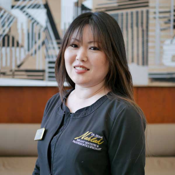 Junko, a member of the Dr. Nahlah team